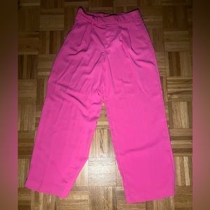 Hot pink wide leg pants - size 10